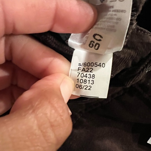 Loft The Slim Fit High Rise Curvy Brown Corduroy Pants Size 34/18 Work Casua - Picture 12 of 12
